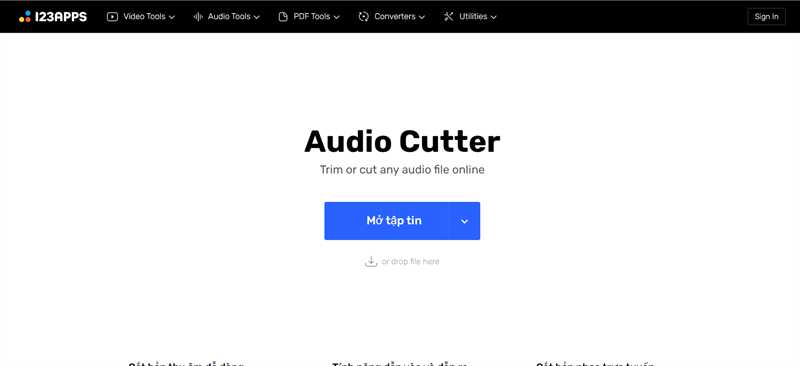 MP3 Cutter - Cắt, tạo nhạc chuông online miễn phí